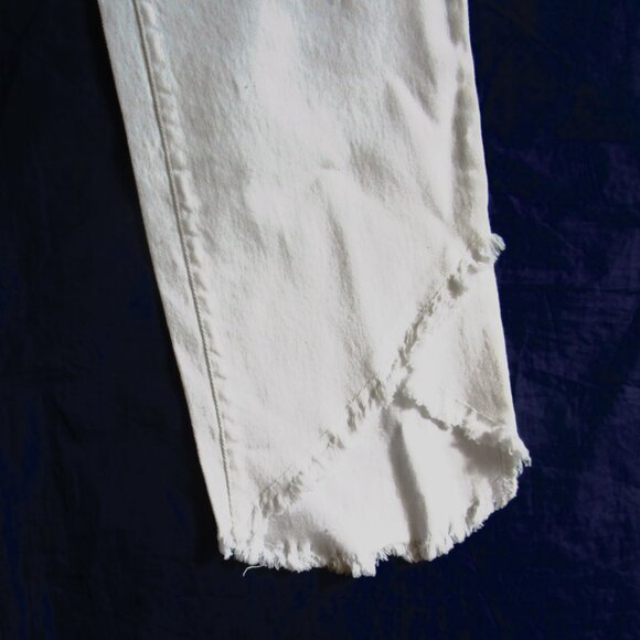 WOMEN'S WHITE JEANS-SMALL (4-6)-ZEZA B-NEW - Picture 2 of 4
